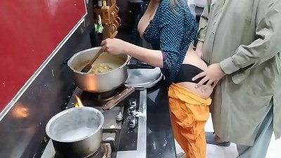 Desi Housewife rectal sex In Kitchen While She Is Cooking