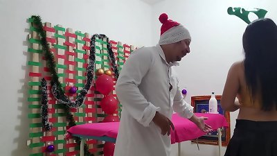 Yours is so large and thick! At first, the multiple couldn't handle my yam-sized cock, but in the end, I porked her like a whore. A exclusive poke during a Christmas massage at the massage parlor.