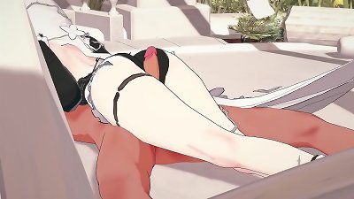 Honkai impact - Aponia Gets fucked hard - 3d manga cartoon