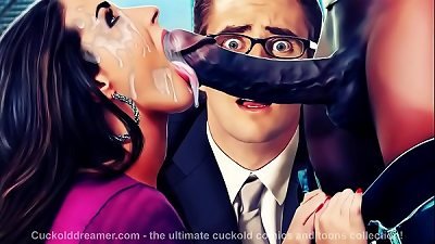 bbc bitch hotwife ebony chisel idolize multiracial hotwife Cartoons